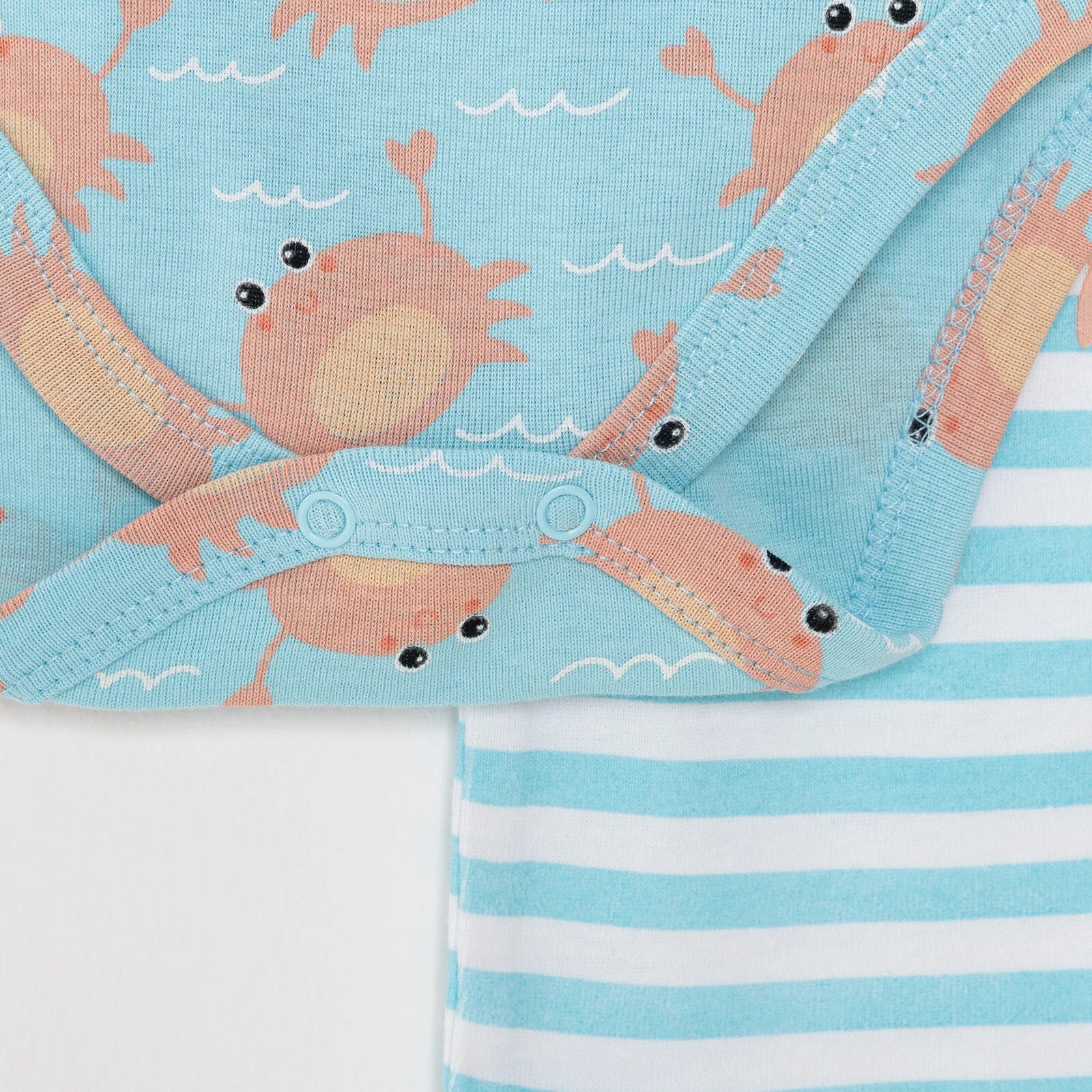 HelloBaby Baby Boy Athlete Bodysuit 2 Pcs - Light Blue - ebebek - Black Friday