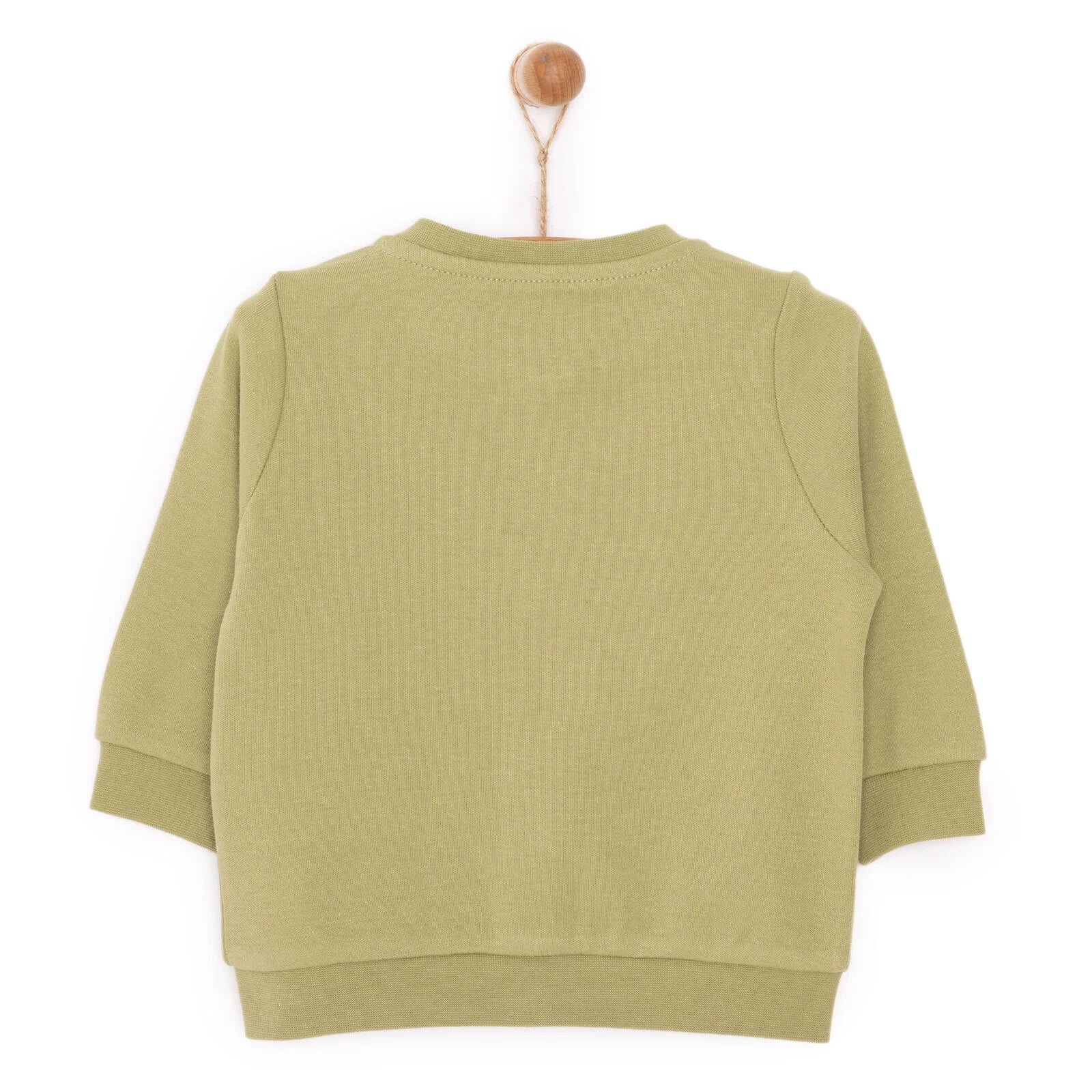 HelloBaby Basic Ribbed Cardigan - Khaki - ebebek - Black Friday