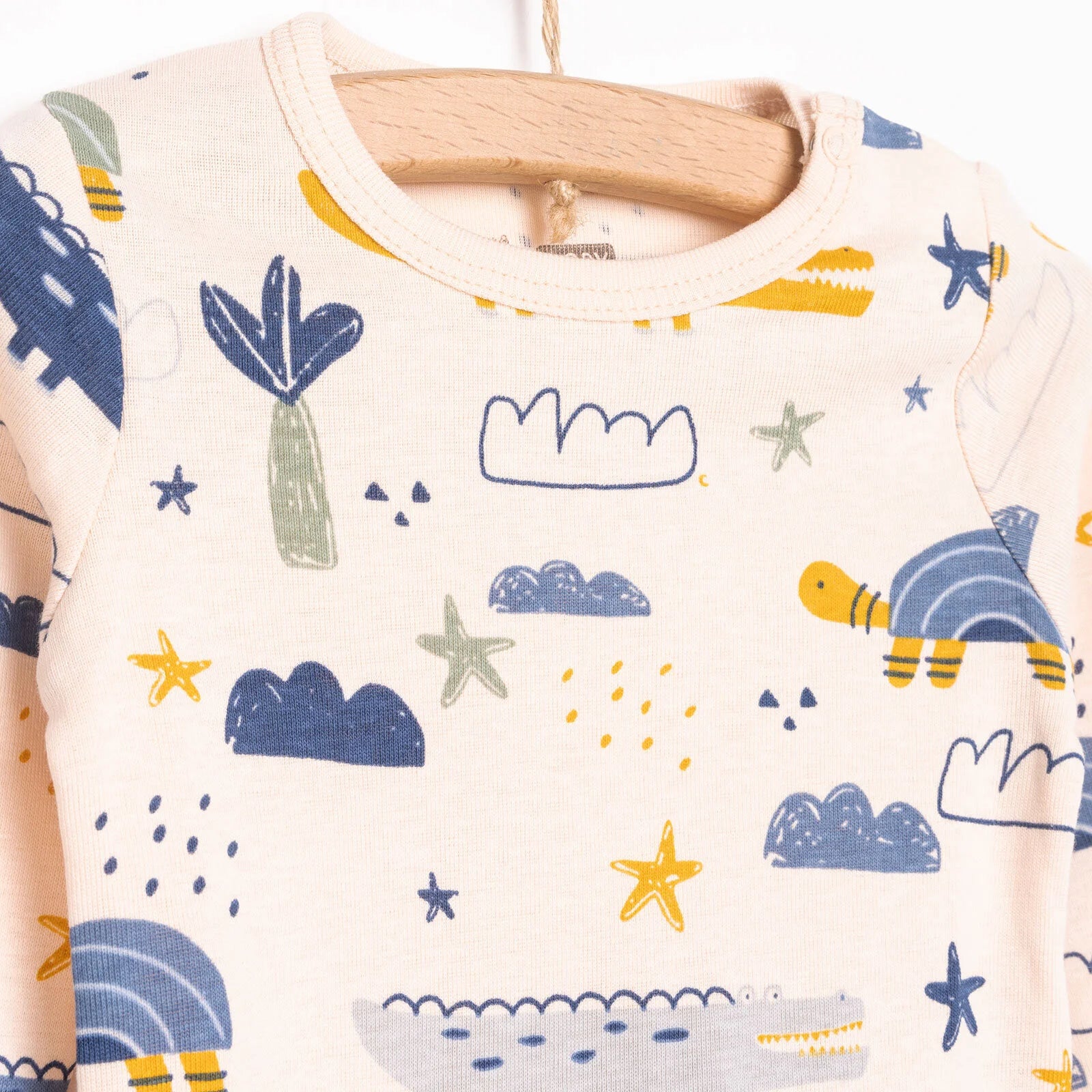 HelloBaby Baby Boy Long Sleeve Body - Beige - ebebek - Black Friday