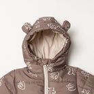 HelloBaby Floral Printed Girl Coat - Brown - ebebek - Black Friday