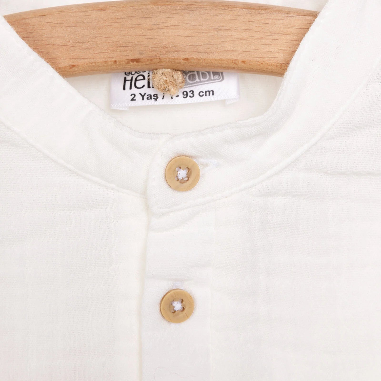 HelloBaby Little Sailor Boy Shirt - Ecru - ebebek - Black Friday