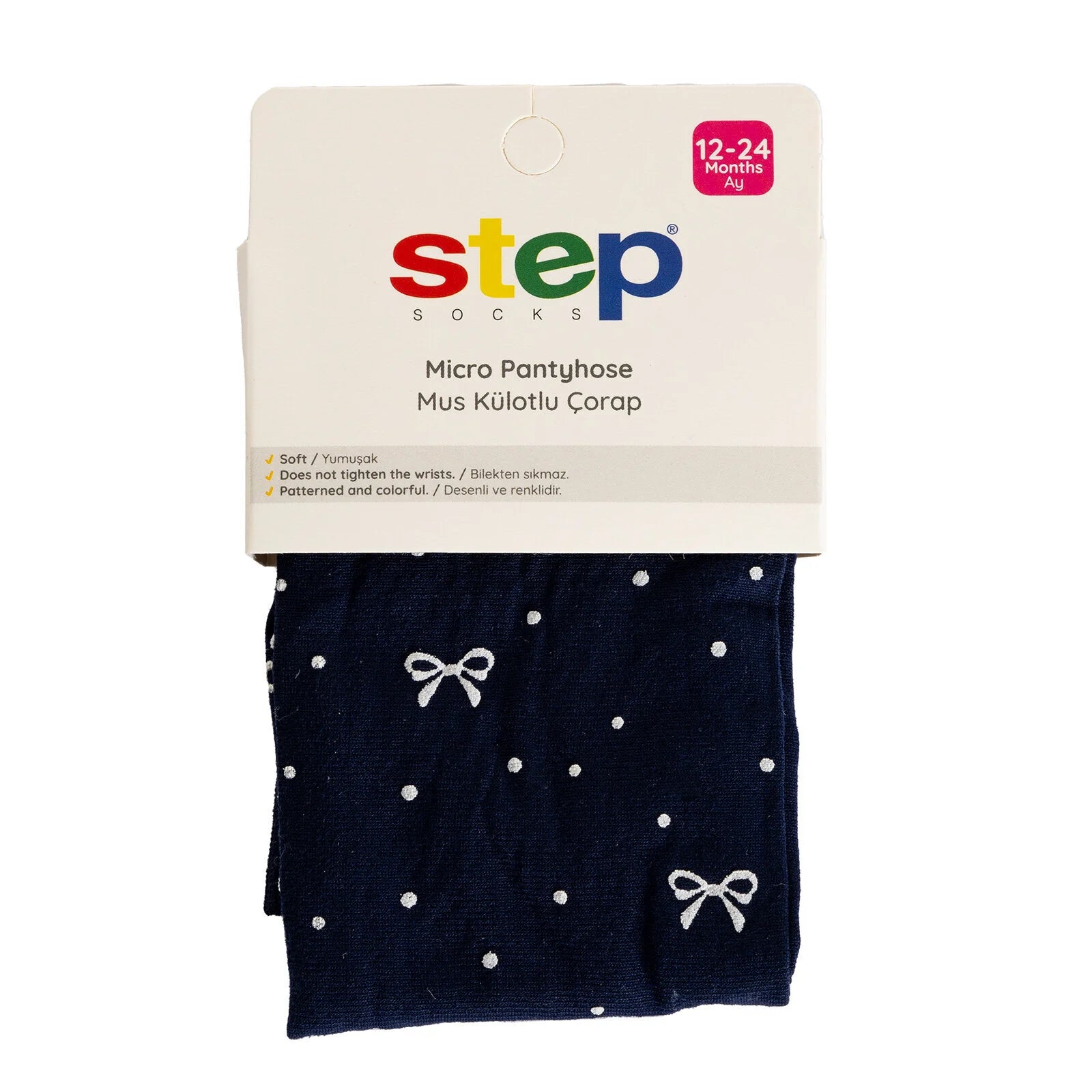 Step Micro Pantyhose - Navy Blue - ebebek - Black Friday