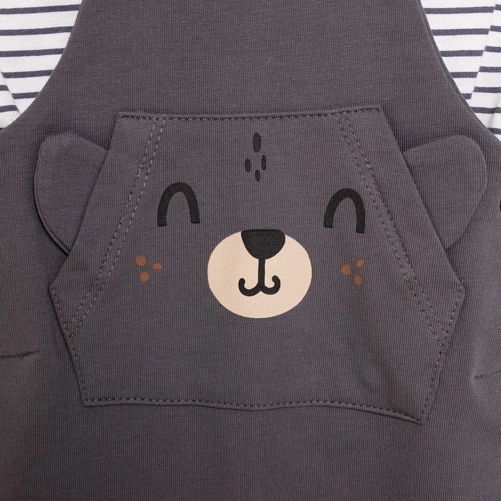 HelloBaby Dungaree - Sweatshirt - Dark Grey - ebebek - Black Friday