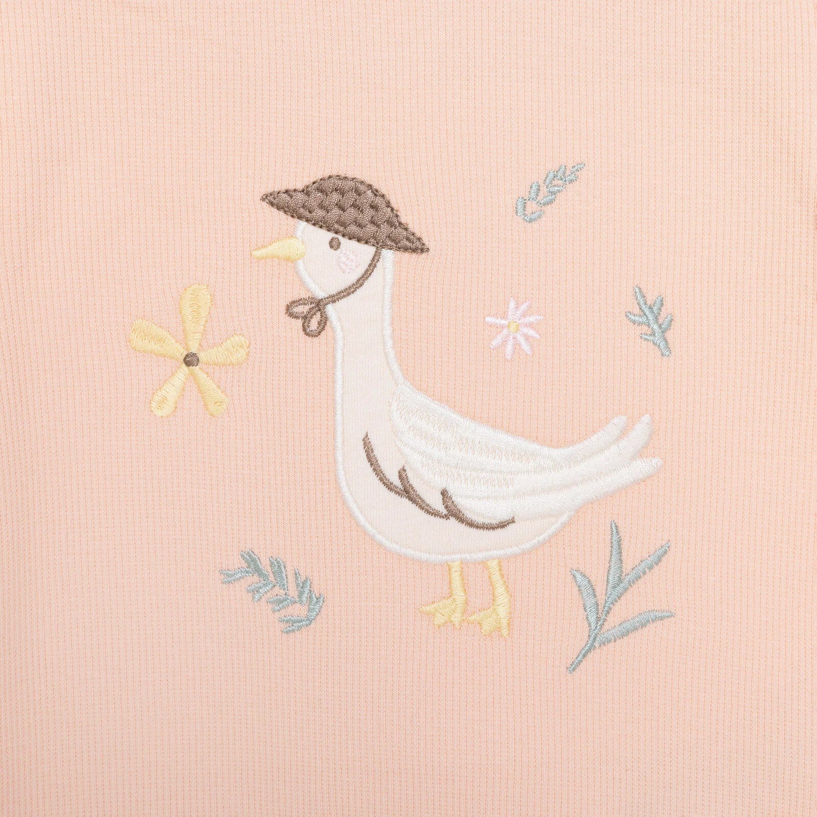 Bebetto Cute Duck Girl Tshirt - Bottom - Salmon - ebebek - Black Friday
