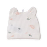 Baby Girl Hat Animal Print - Ecru Printed Ecru Printed - ebebek