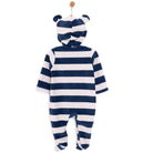 HelloBaby Newborn Baby Boy Fleece Hooded - Navy Blue - ebebek - Black Friday