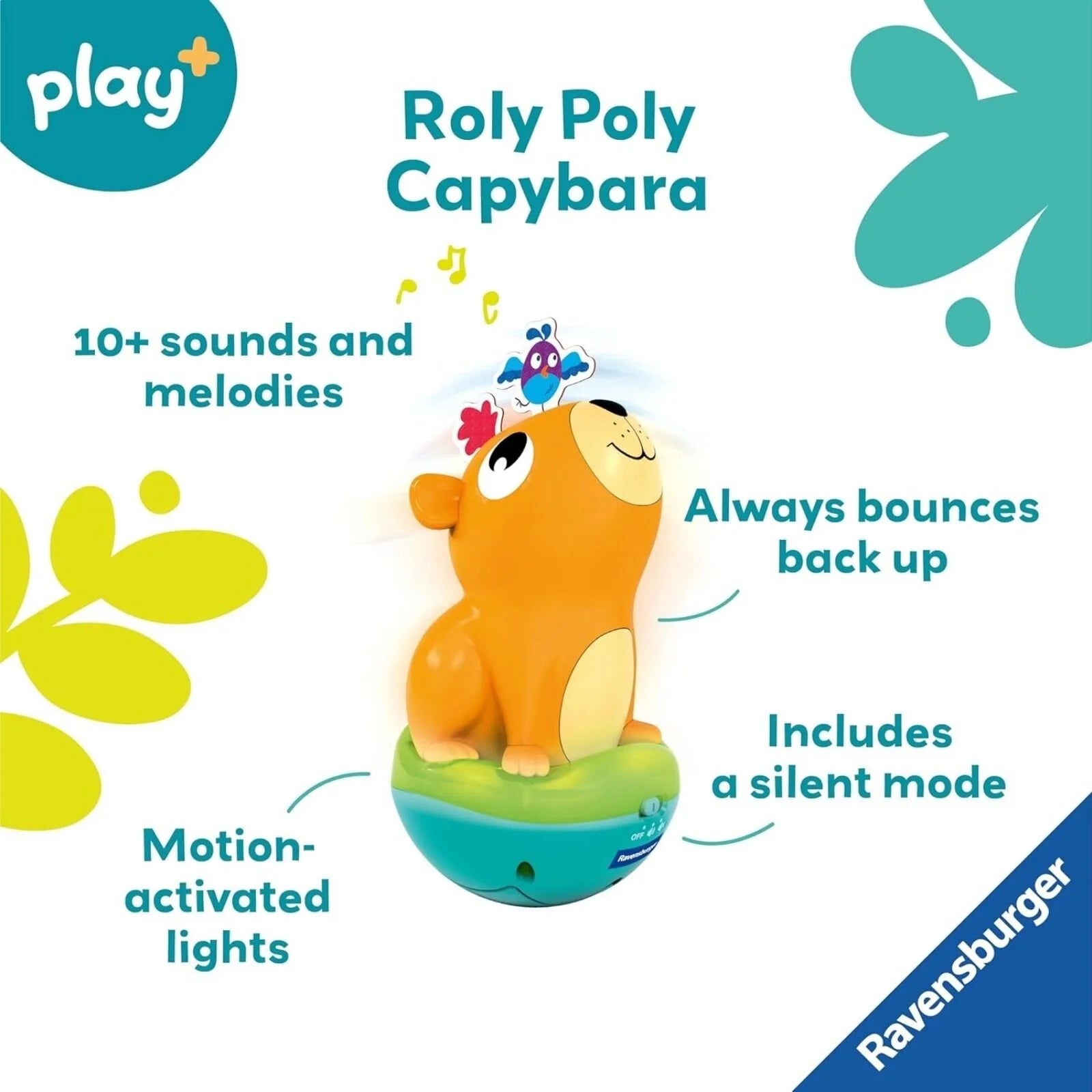Play+ Push & Listen Roly Poly Capybara - ebebek - Black Friday