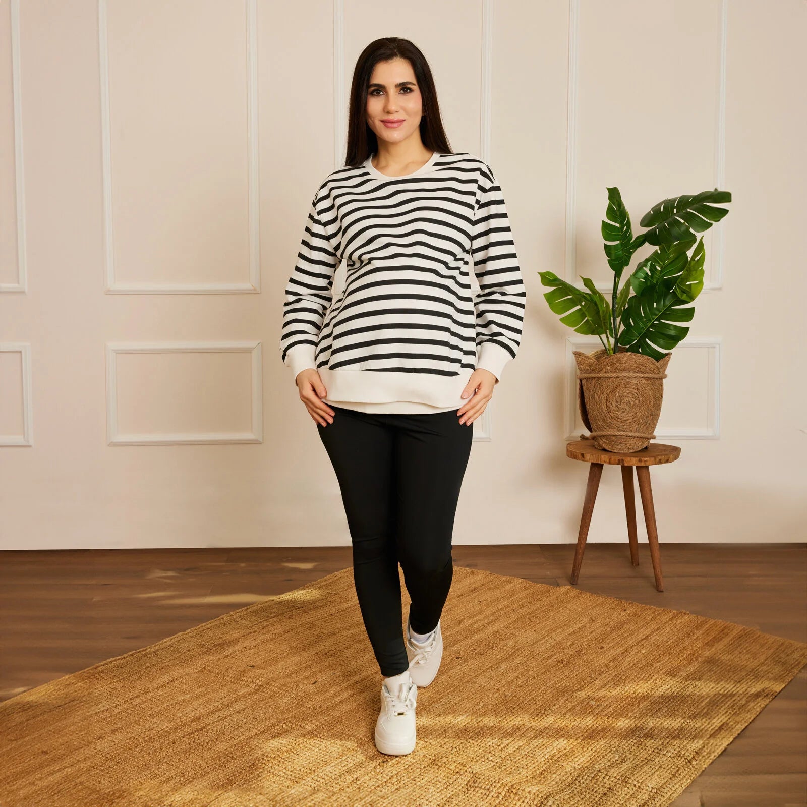 baby mom Maternity Sweatshirt - Ecru - ebebek - Black Friday