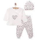 HelloBaby Body - Hat - Footed Jumpsuit - Ecru - ebebek - Black Friday