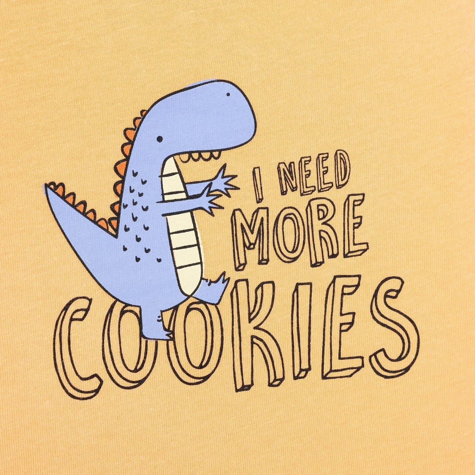 HelloBaby Basic Dinosour Printed Tshirt - Orange - ebebek - Black Friday