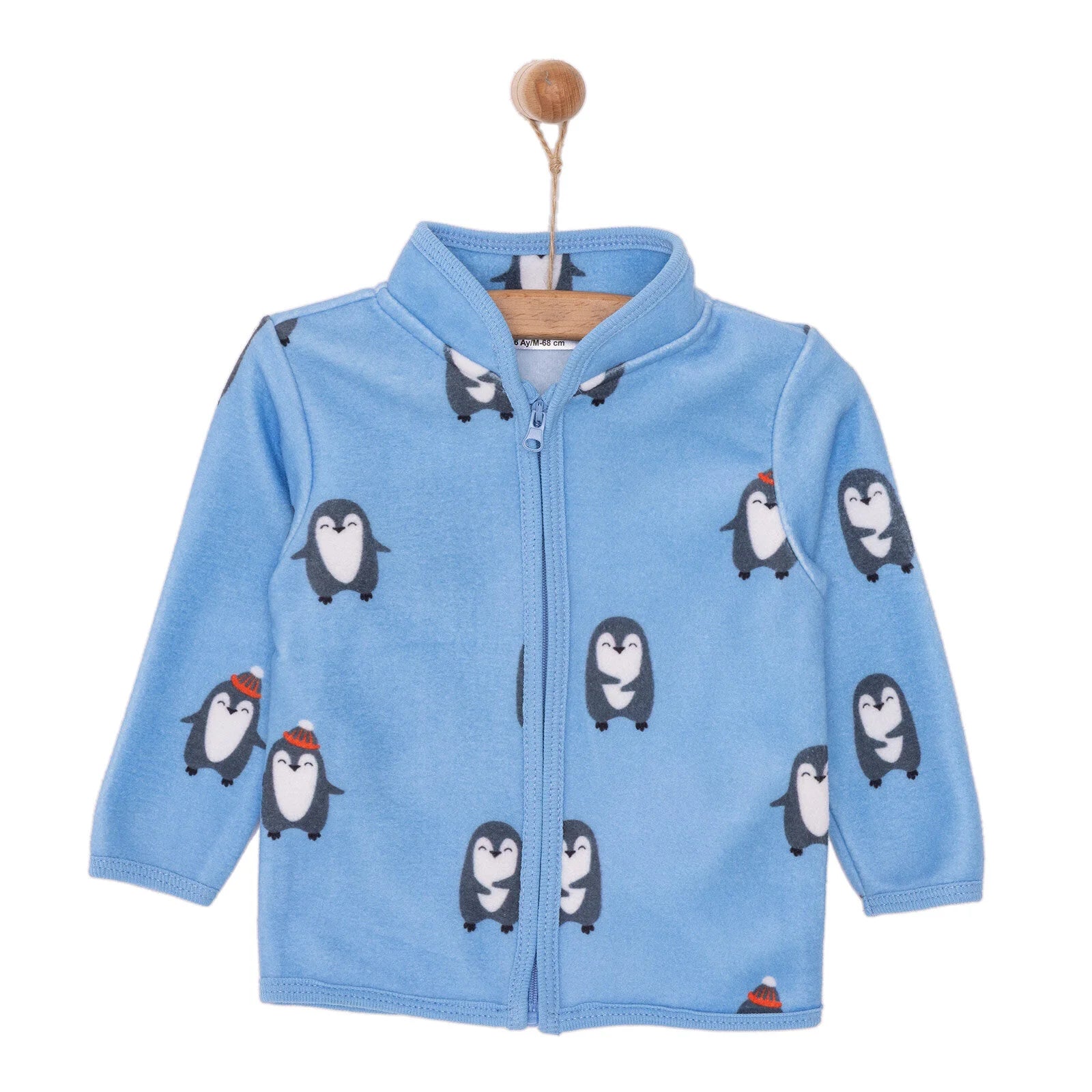 HelloBaby Basic Repeat Printed Fleece Cardigan - Printed - ebebek - Black Friday