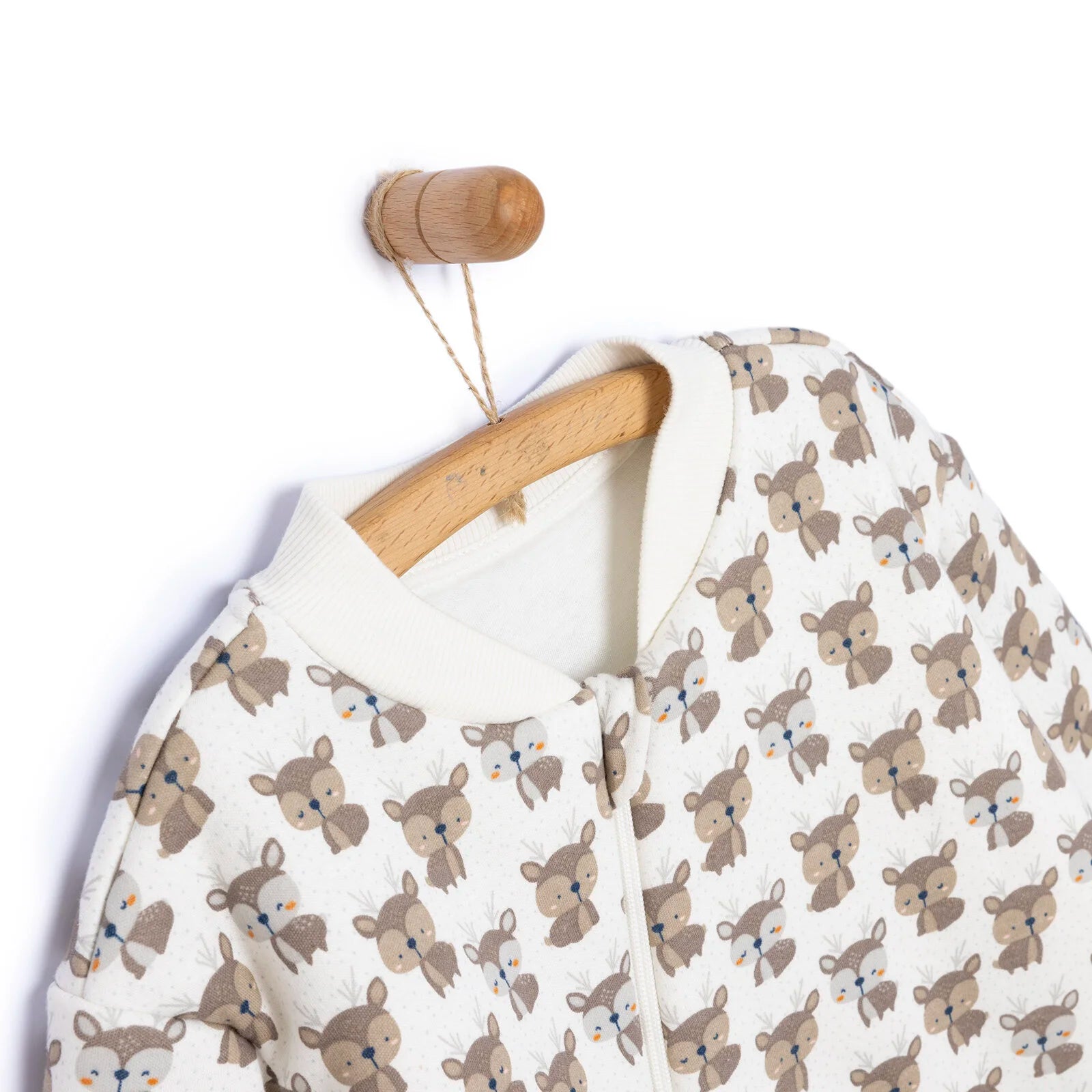 Little Plane Sleepsuit Baby Boy - Ecru - Little Plane - ebebek