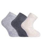 HelloBaby Baby Girl Chenille Socks 3 Pcs - Grey Melange - ebebek - Black Friday
