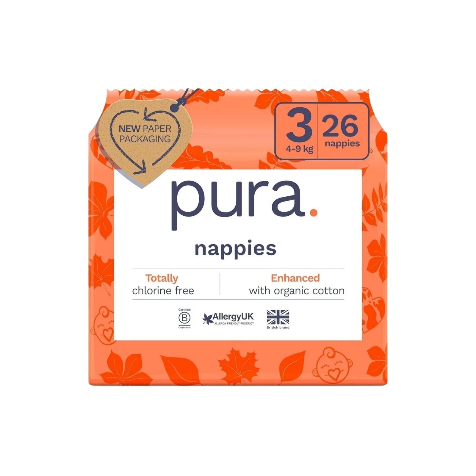 Pura Eco Nappy Size 3 - 26 nappies - ebebek - Black Friday