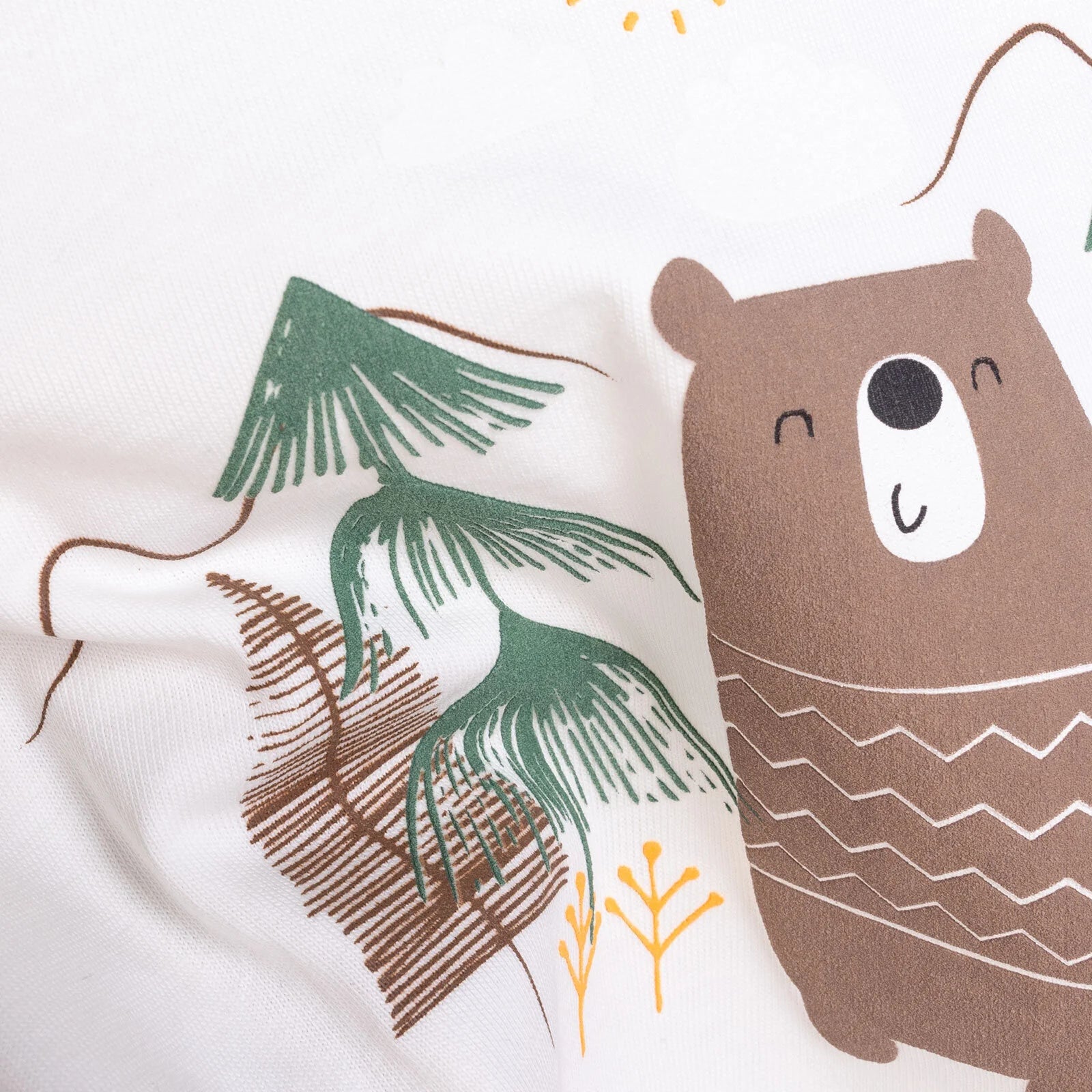 HelloBaby Forest Camp Boy Sweatshirt - Ecru - ebebek - Black Friday