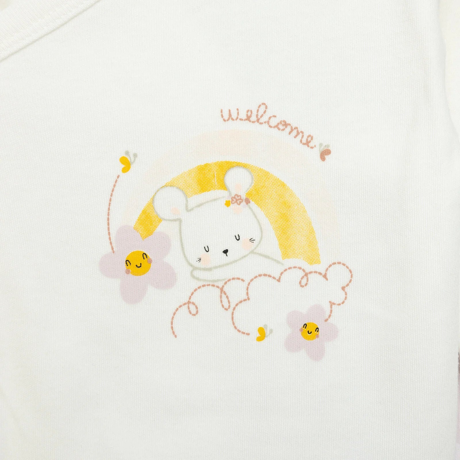 HelloBaby Boy Body - Footed Bottom - Ecru - ebebek - Black Friday