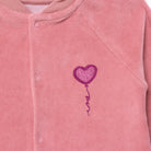 HelloBaby Newborn Velvet Footlesss Jumpsuit - Dark Pink - ebebek - Black Friday