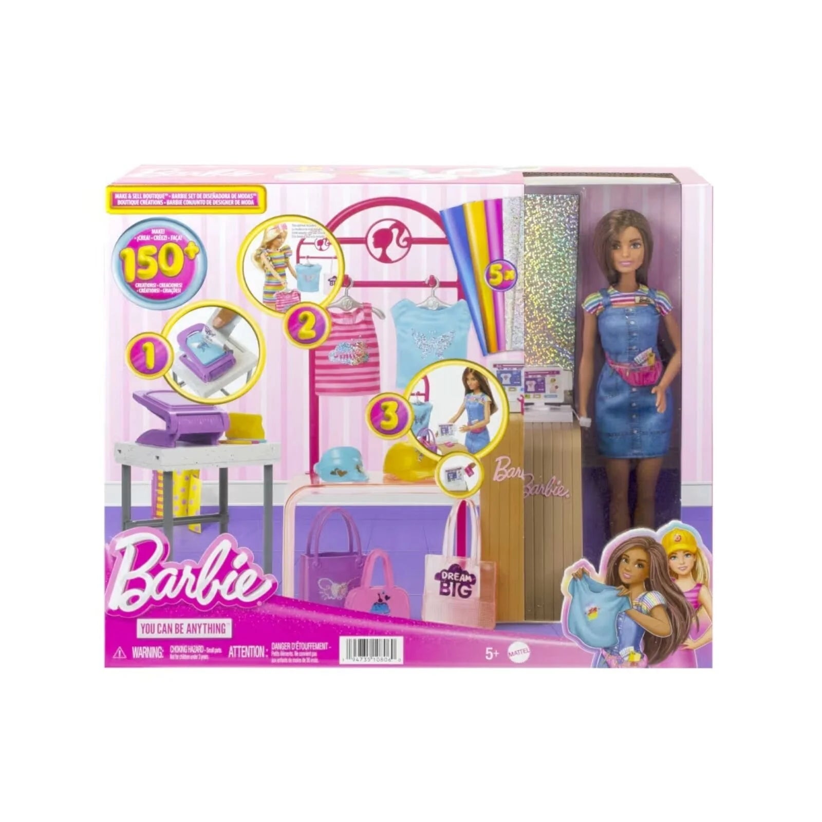 Barbie Make & Sell Boutique Playset - ebebek - Black Friday