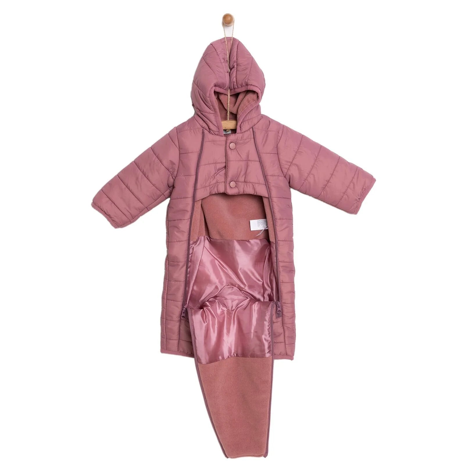 Verscon Girl Snowsuit - Light Rose - ebebek - Black Friday