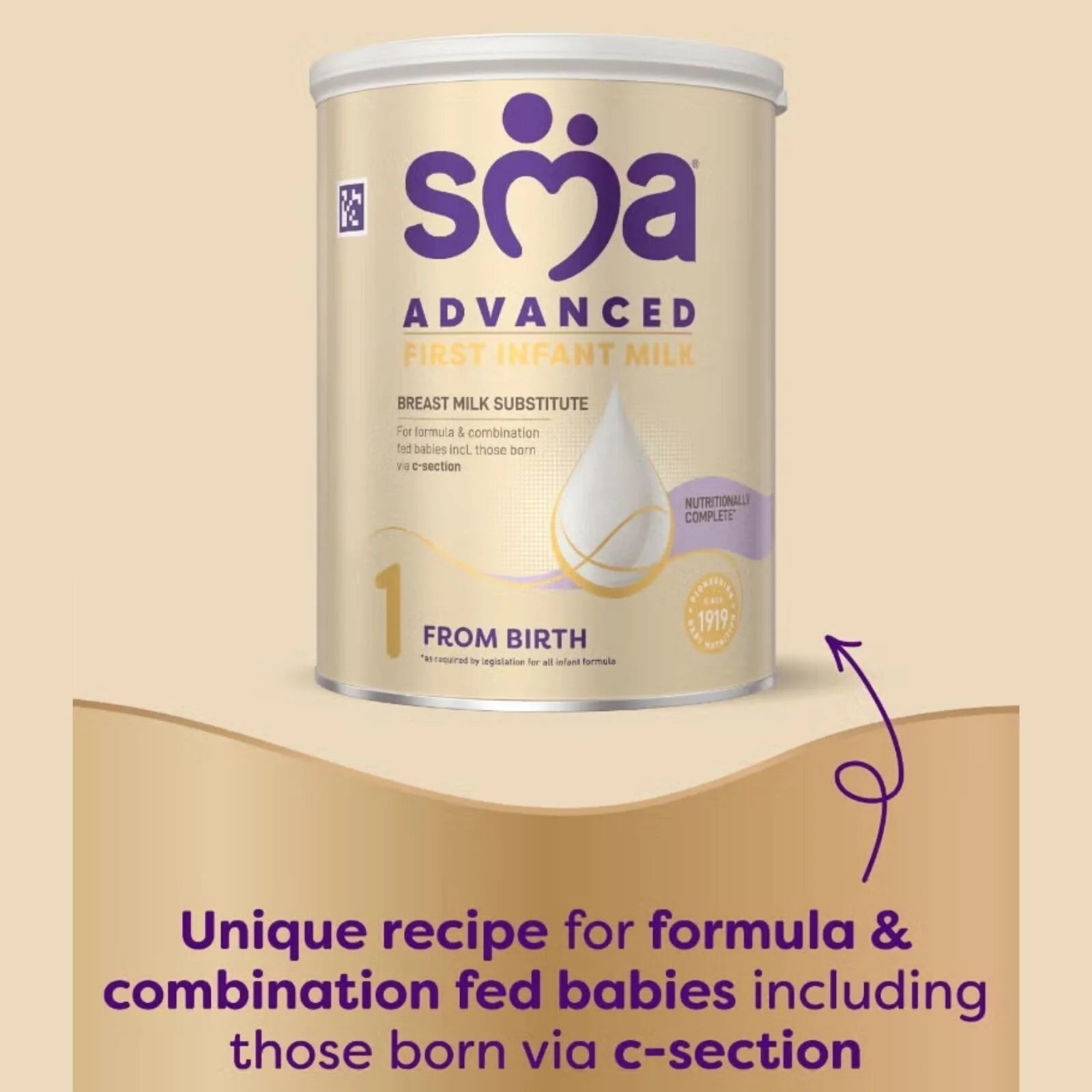 Sma Extra Hungry Infant Milk (from Birth) 450g