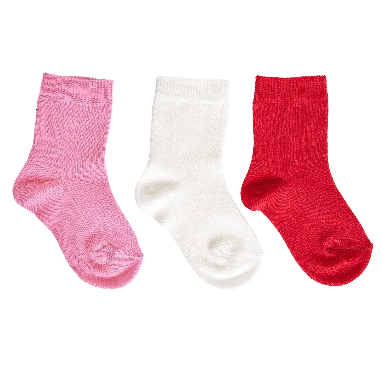 HelloBaby Baby Girl Socks 3 Pcs - Pink - ebebek - Black Friday