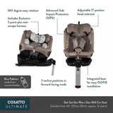 Cosatto Get Set Grow Plus i - Size Group 0+/1/2/3 360 Car Seat - Hoglet Hoglet - ebebek