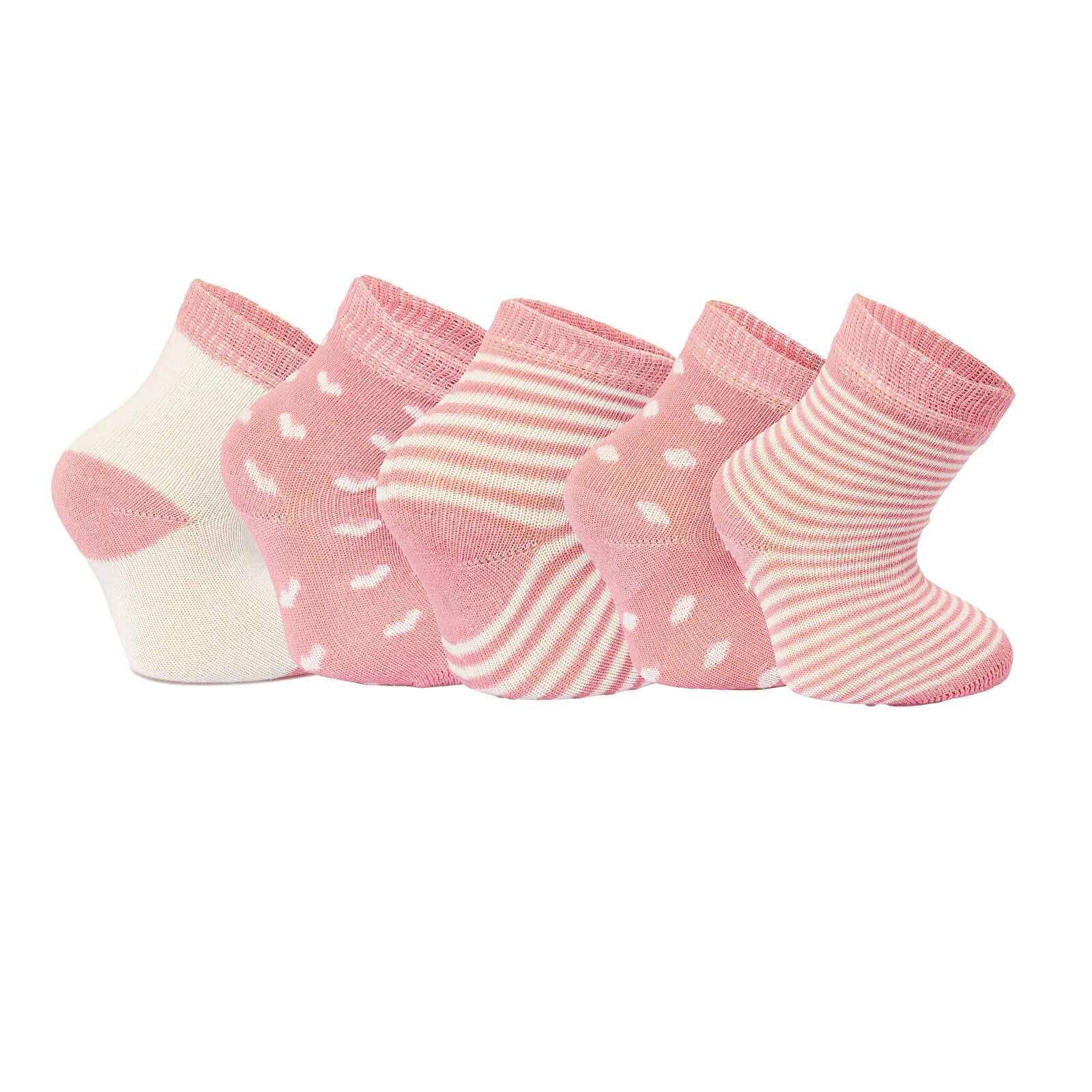 Aziz Bebe Baby Girl Pack of 3 Socks - Pink - ebebek - Black Friday