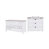 Tutti Bambini Verona 2 pcs Room Set - White/Oak White/Oak - ebebek
