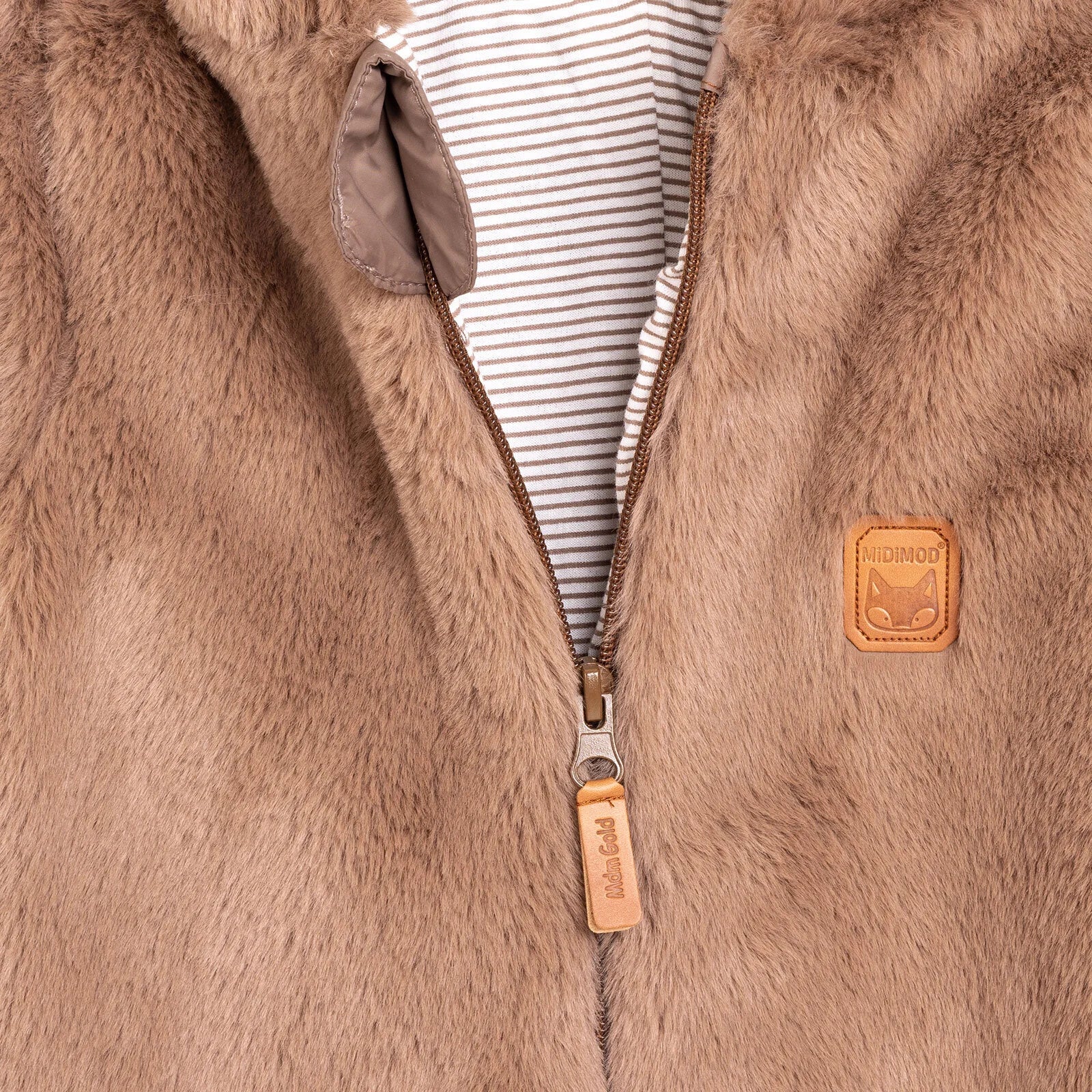 MidiMod Newborn Baby Boy Jumpsuit - Brown - ebebek - Black Friday