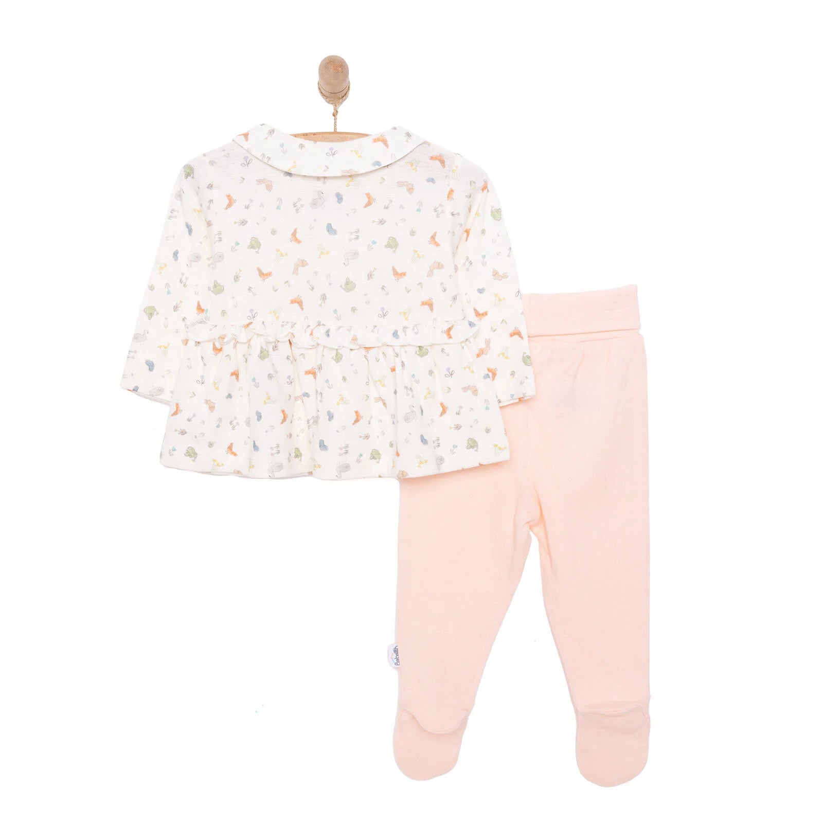 Bebetto Happy Garden Girl Tracksuit - Light Pink - ebebek - Black Friday