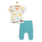 HelloBaby Newborn Baby Boy T-shirt - Footless Bottom - Green - ebebek - Black Friday