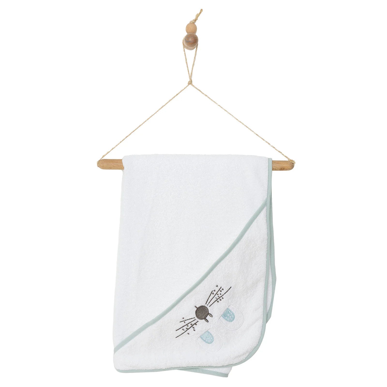 Mollia Baby Boy Hooded Towel - White - ebebek - Black Friday