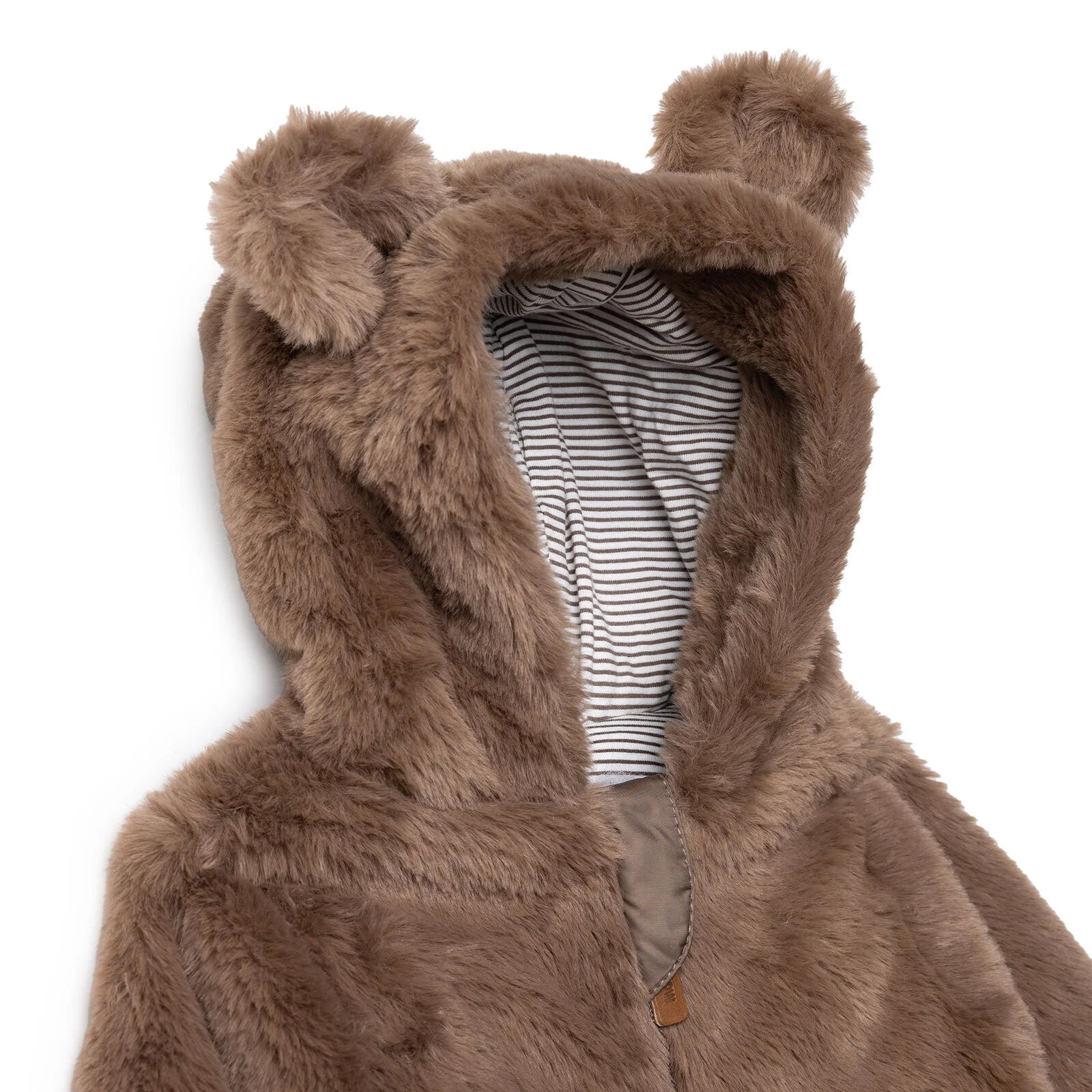 Midimod Newborn Welsoft Footed Jumpsuit - Brown - ebebek - Black Friday