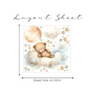 Live Vida Sleeping Bear Wall Sticker - ebebek - Black Friday