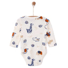 HelloBaby Boy Long Sleeve Bodysuit - Beige - ebebek - Black Friday