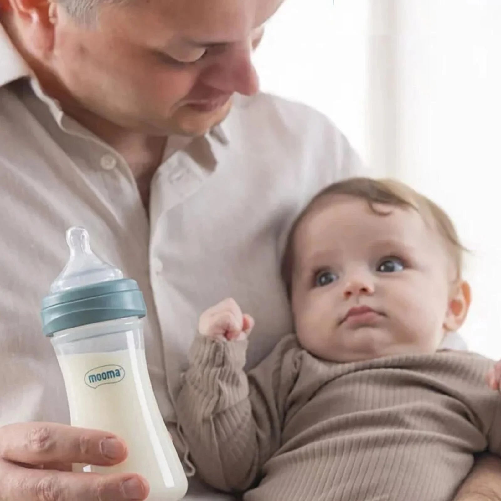 Mooma Kindy Bottle Fast Flow 18+ months 250ml - Ball Blue - ebebek - Christmas