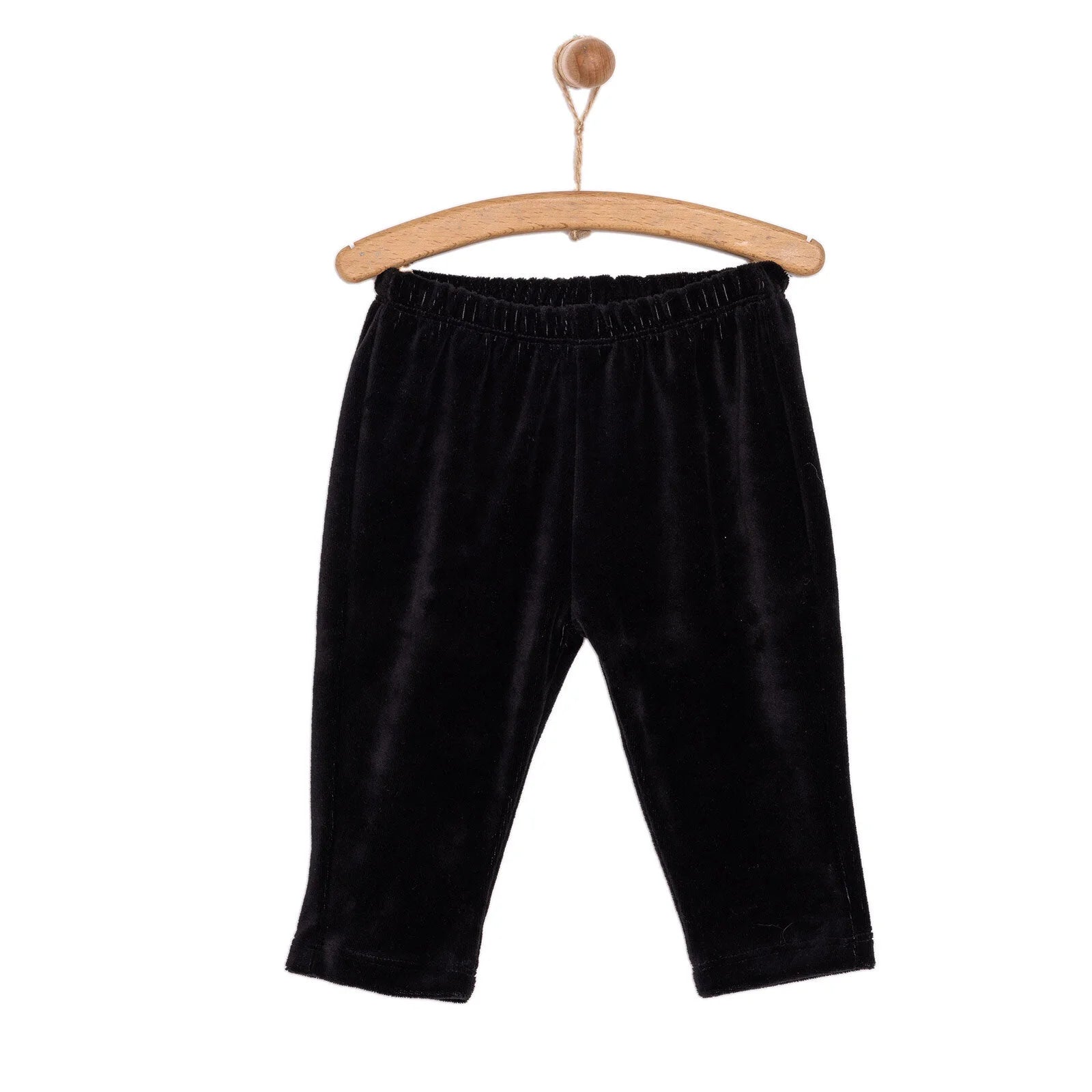 HelloBaby Basic Velvet Joggers - Black - ebebek - Black Friday