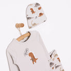 HelloBaby Boy Body - Footed Bottom - Hat - Grey - ebebek - Black Friday