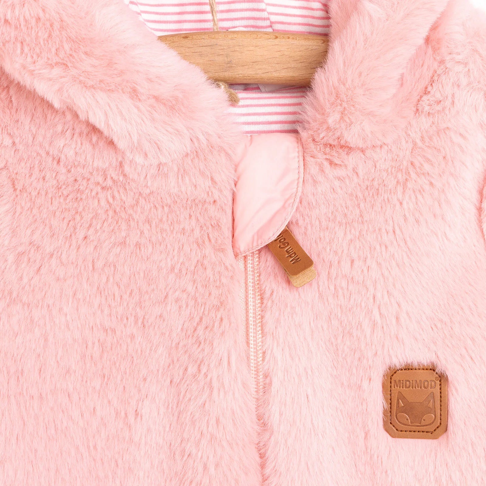 MidiMod Newborn Baby Girl Plush Jumpsuit - Pink - ebebek - Black Friday