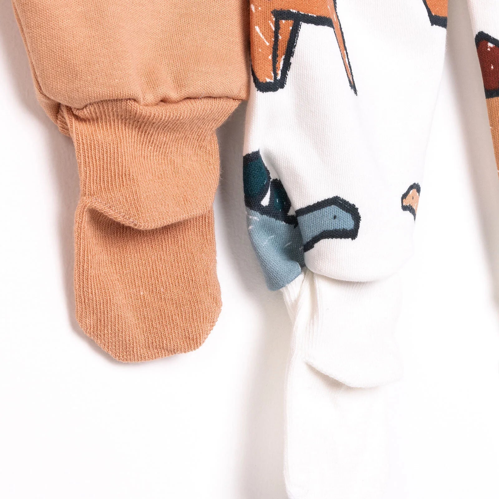 HelloBaby Baby Boy 2 Pcs Footed Bottom - Beige - ebebek - Black Friday