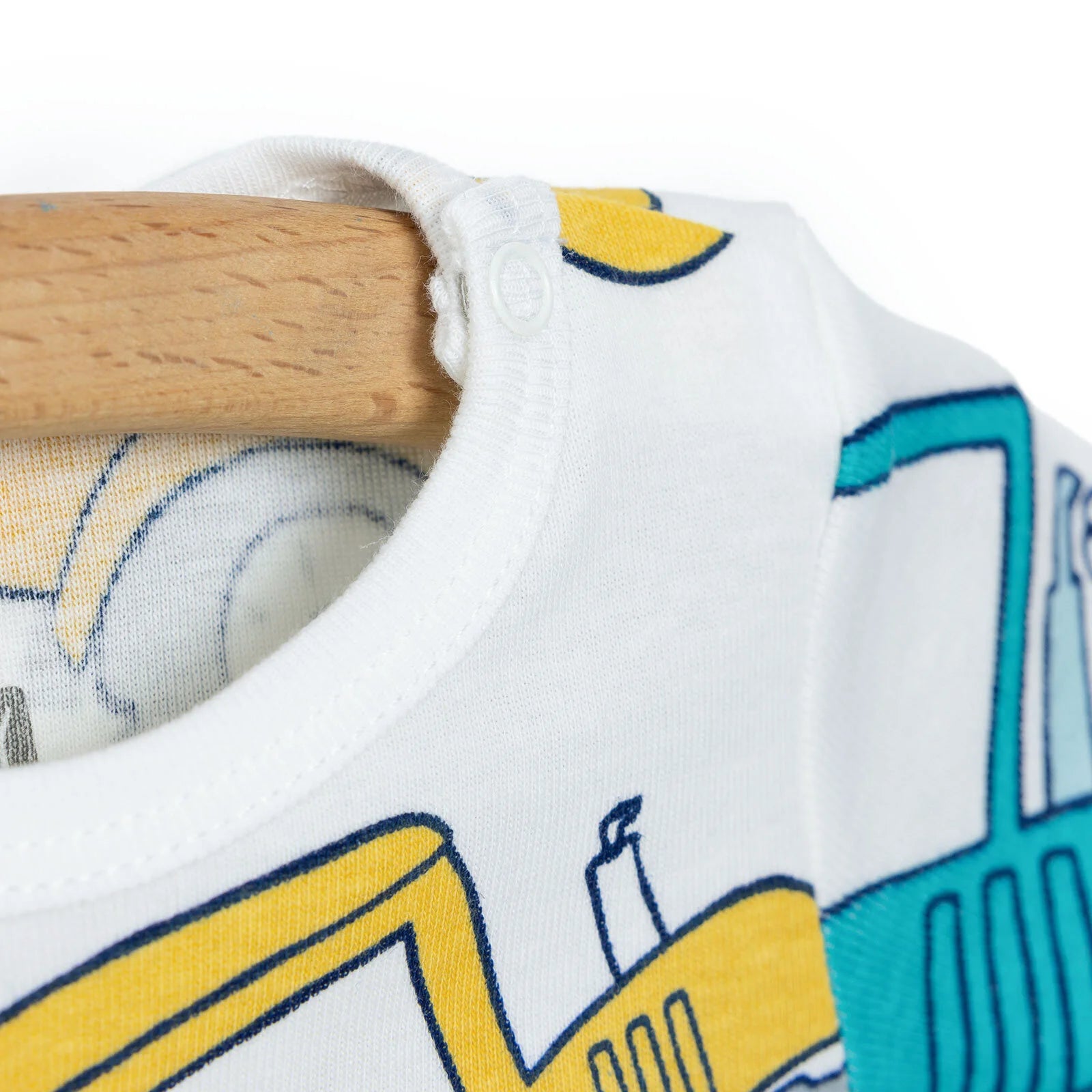 HelloBaby Animal Patterned Short Sleeve Body - Ecru - ebebek - Black Friday