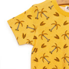 HelloBaby Basic Boy Palm Patterned Tshirt - Indigo - ebebek - Black Friday