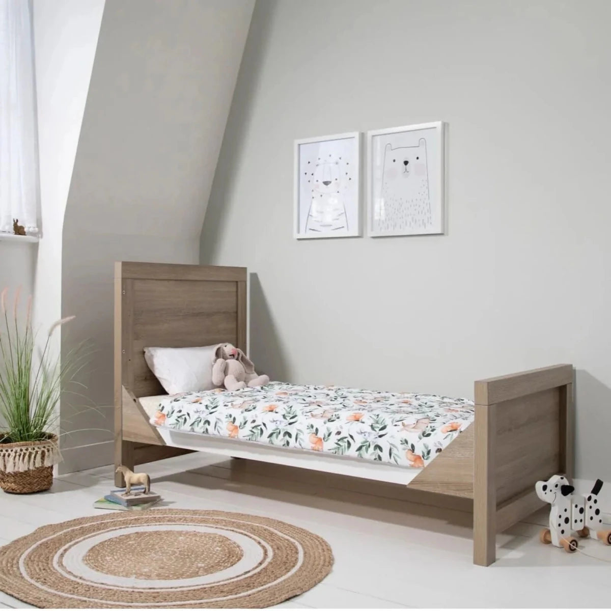 Tutti Bambini Modena 2 pcs Room Set - White/Oak White/Oak - ebebek