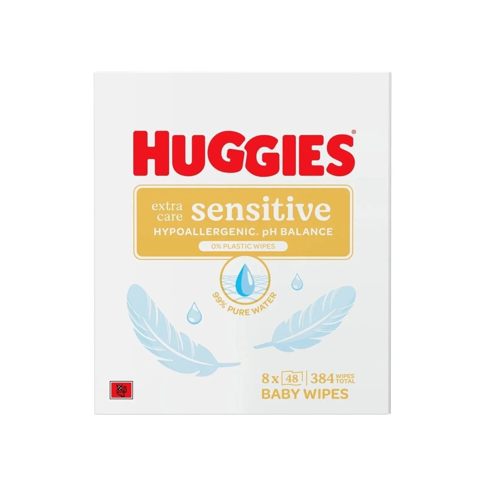 Huggies Pure Extra Sensitive Baby Wipes 8x48 pcs - ebebek - Black Friday