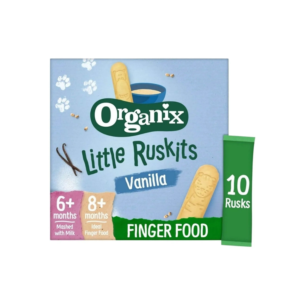 Organix Vanilla Little Ruskits | Baby Snacks & Foods | ebebek