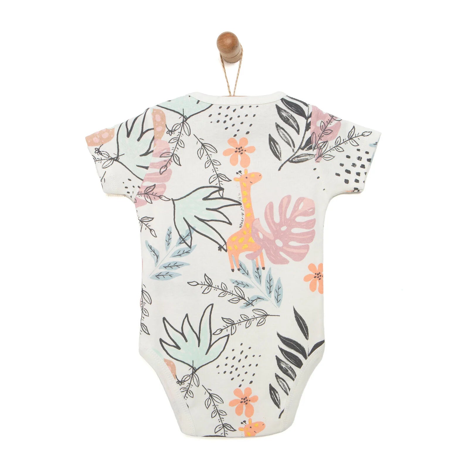 HelloBaby Short Sleeve Bodysuit - Printed - ebebek - Black Friday