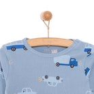HelloBaby Boy Long Sleeve Bodysuit - Blue - ebebek - Black Friday