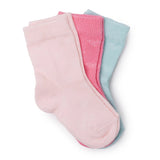 Baby Girl 3 - Pack Ankle Socks - Pink Pink - ebebek