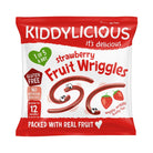 Kiddylicious Strawberry Fruit Wriggles Multi 12+ months 48g (4x12g) - ebebek - Black Friday