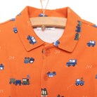 HelloBaby Baby Boy Long Sleeve Pyjamas Set - Orange - ebebek - Black Friday